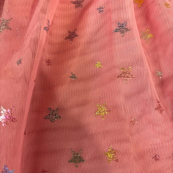 Dani Chins Pink Star Tulle Dress, Size 4 Years, Sleeveless - Picture 4 of 8